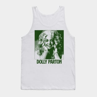 Dolly Parton Engraving Tank Top